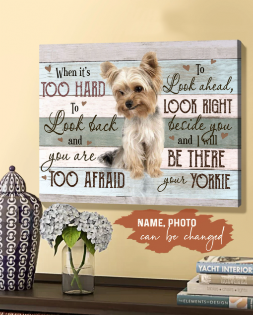 Poster Canvas Custom Photo and Name Dog 01 - Home Decor, Apparel and ...