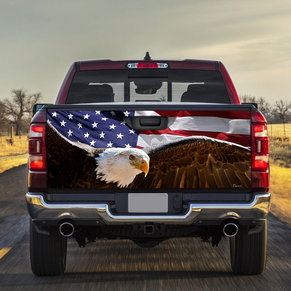 34 Truck Tailgate Decal Sticker Wrap Eagle - Home Decor, Apparel and ...