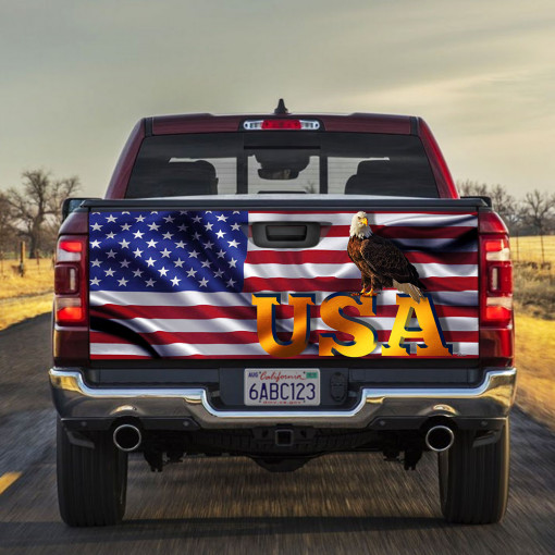 06 Truck Tailgate Decal Sticker Wrap Eagle USA - Home Decor, Apparel ...