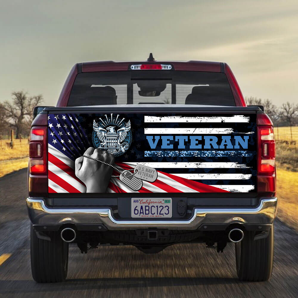 60 Truck Tailgate Decal Sticker Wrap Veteran Home Decor, Apparel and
