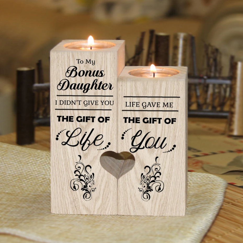 Beautiful Daughter-In-Law- Candle Holder - Home Decor, Apparel and ...