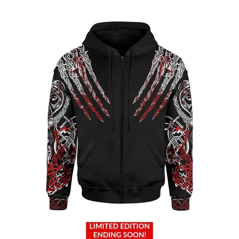 ZIP HOODIE VIKING LIMITED EDITION 15 - Home Decor, Apparel and ...