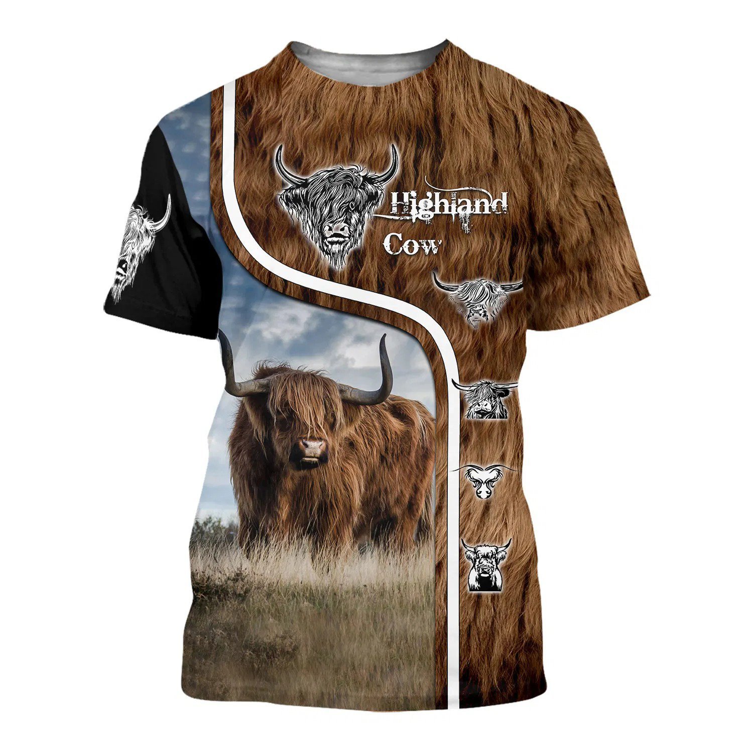 COLLECTION COW Highland Cattle Cow - Home Decor, Apparel and ...