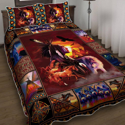 01 Native Americans Limited Bedding Set 2 Home Decor, Apparel and Accessories, Print on Demand
