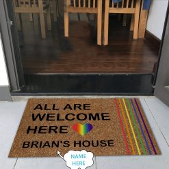 Pride Lgbt Love Custom - Doormat 2