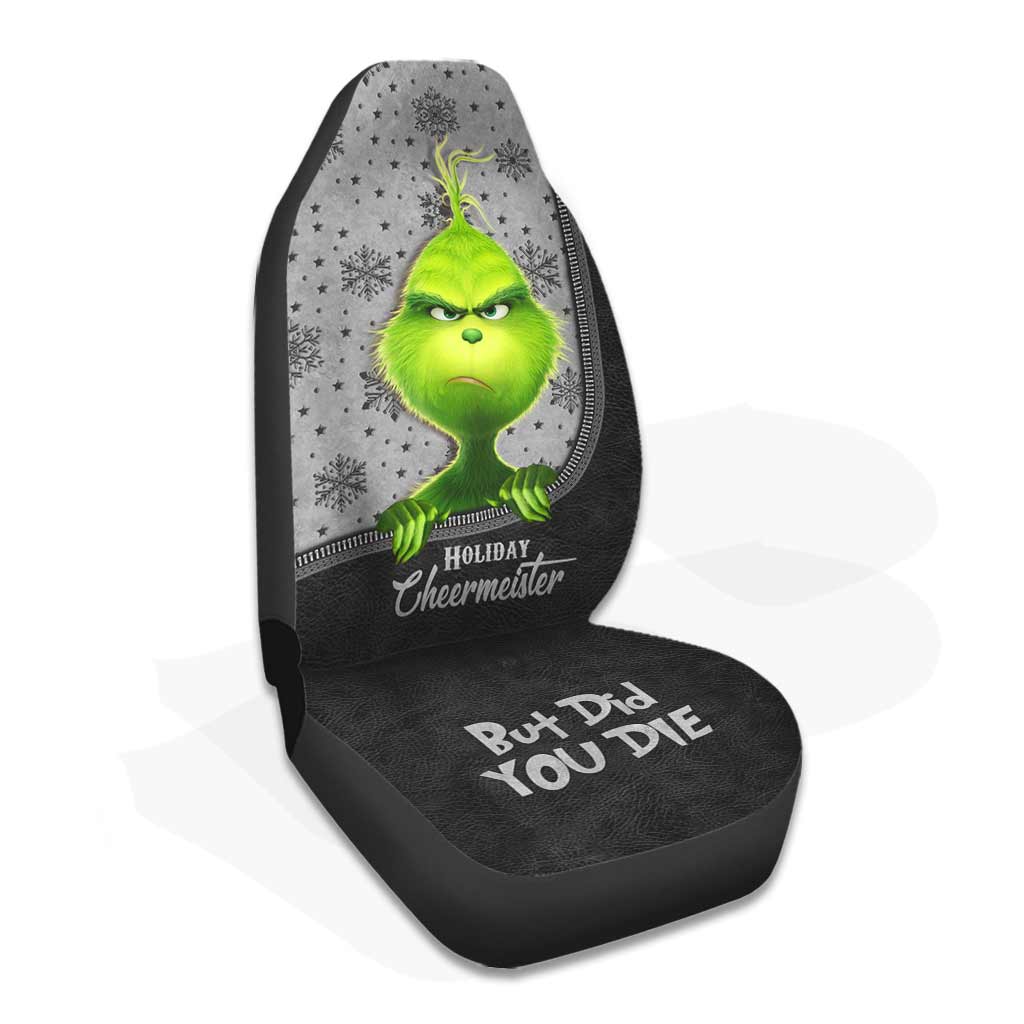 But Did You Die Stole Christmas Seat Covers Home Decor, Apparel and
