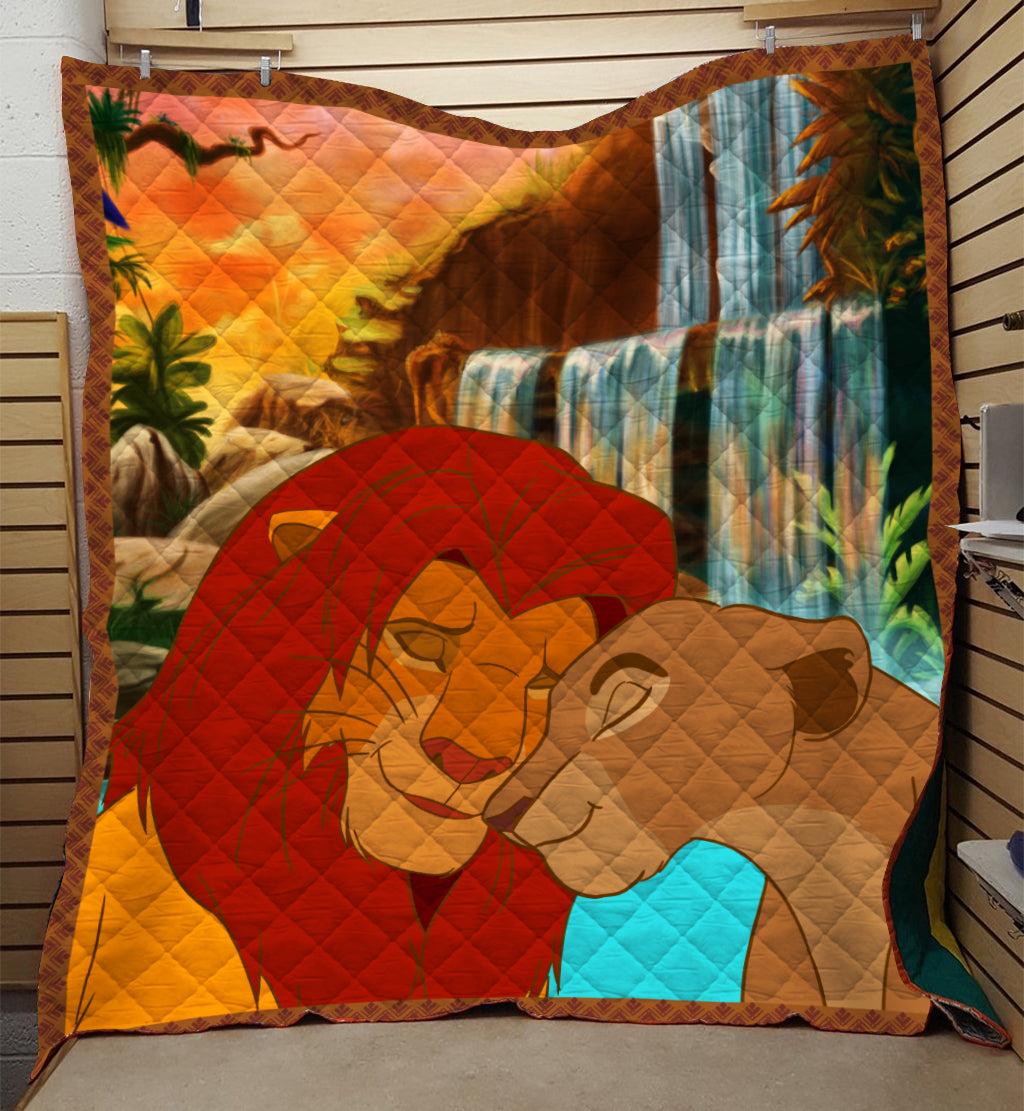 LK Quilt Simba And Nala Quilt Amazing High Quality DN Quilt Home