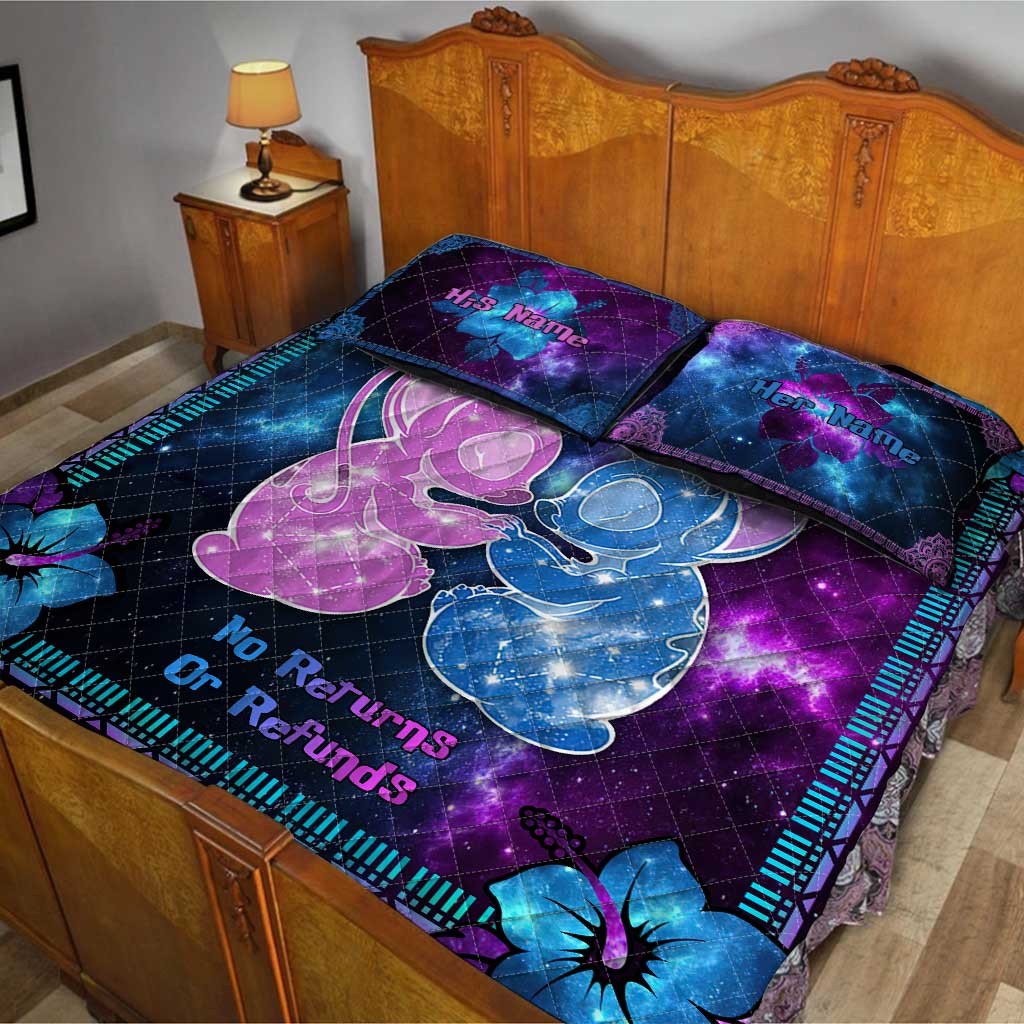So Many In The Galaxy Personalized Ohana Quilt Set Home Decor