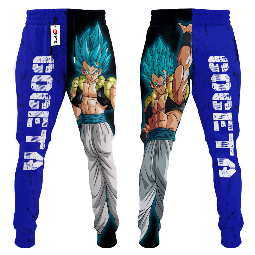 Gogeta Jogger Pants Dragon Ball Custom Anime Sweatpants - Home Decor ...