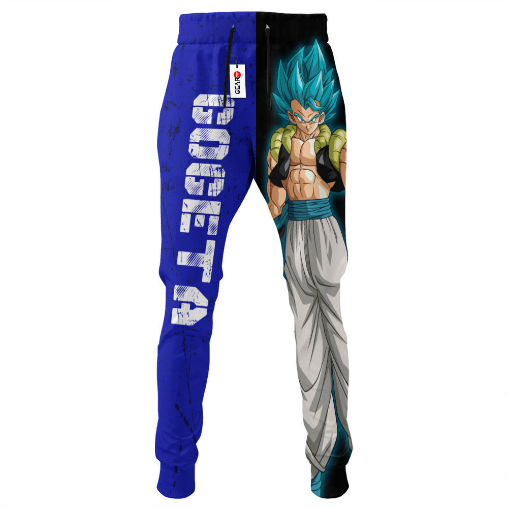 Gogeta Jogger Pants Dragon Ball Custom Anime Sweatpants - Home Decor ...