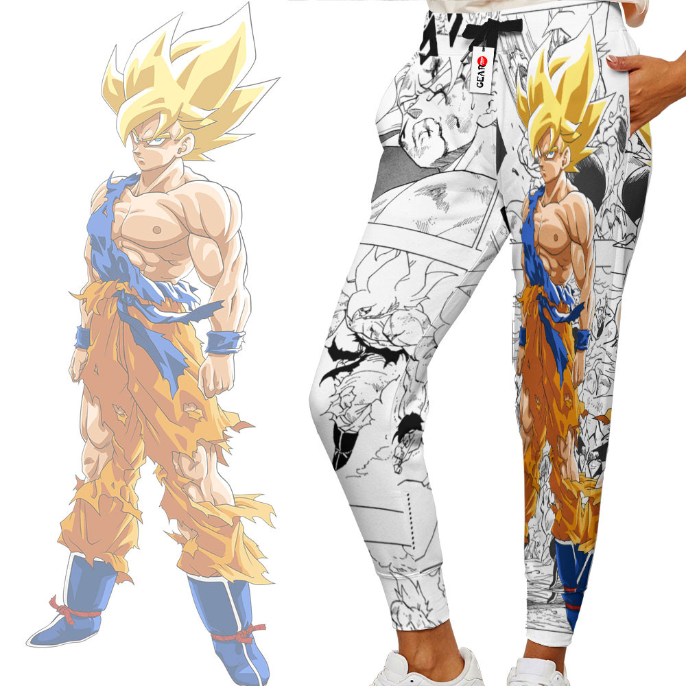 Goku Super Saiyan Sweatpants Custom Dragon Ball Anime Jogger Pants