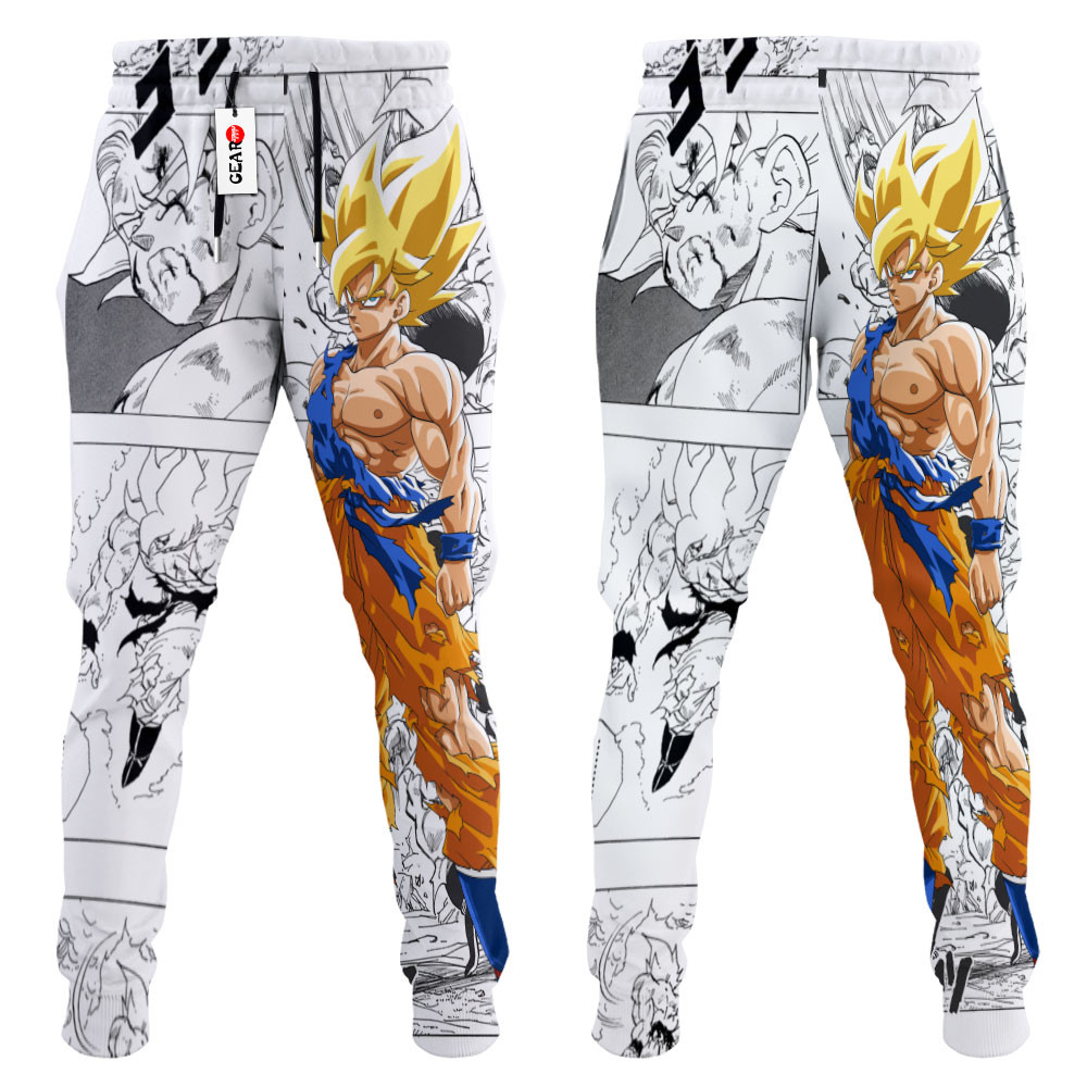 Goku Super Saiyan Sweatpants Custom Dragon Ball Anime Jogger Pants