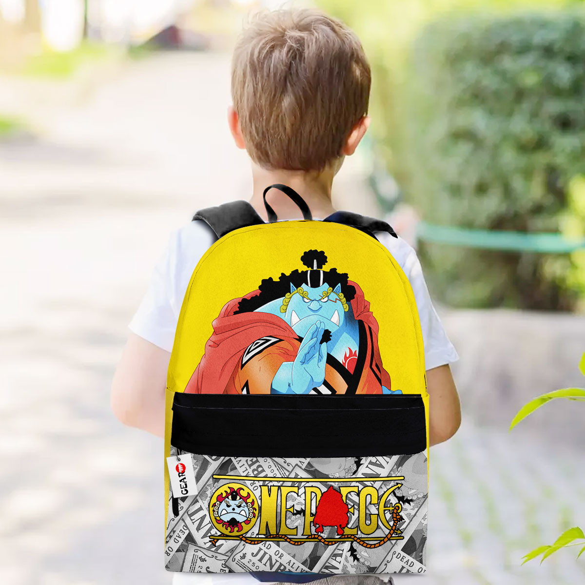 Jinbe Backpack Custom OP Anime Bag For Fans Home Decor, Apparel and