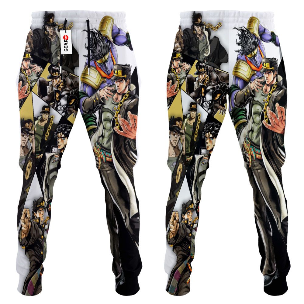 Jotaro Kujo Sweatpants Custom Anime Jjbas Jogger Pants Merch - Home 