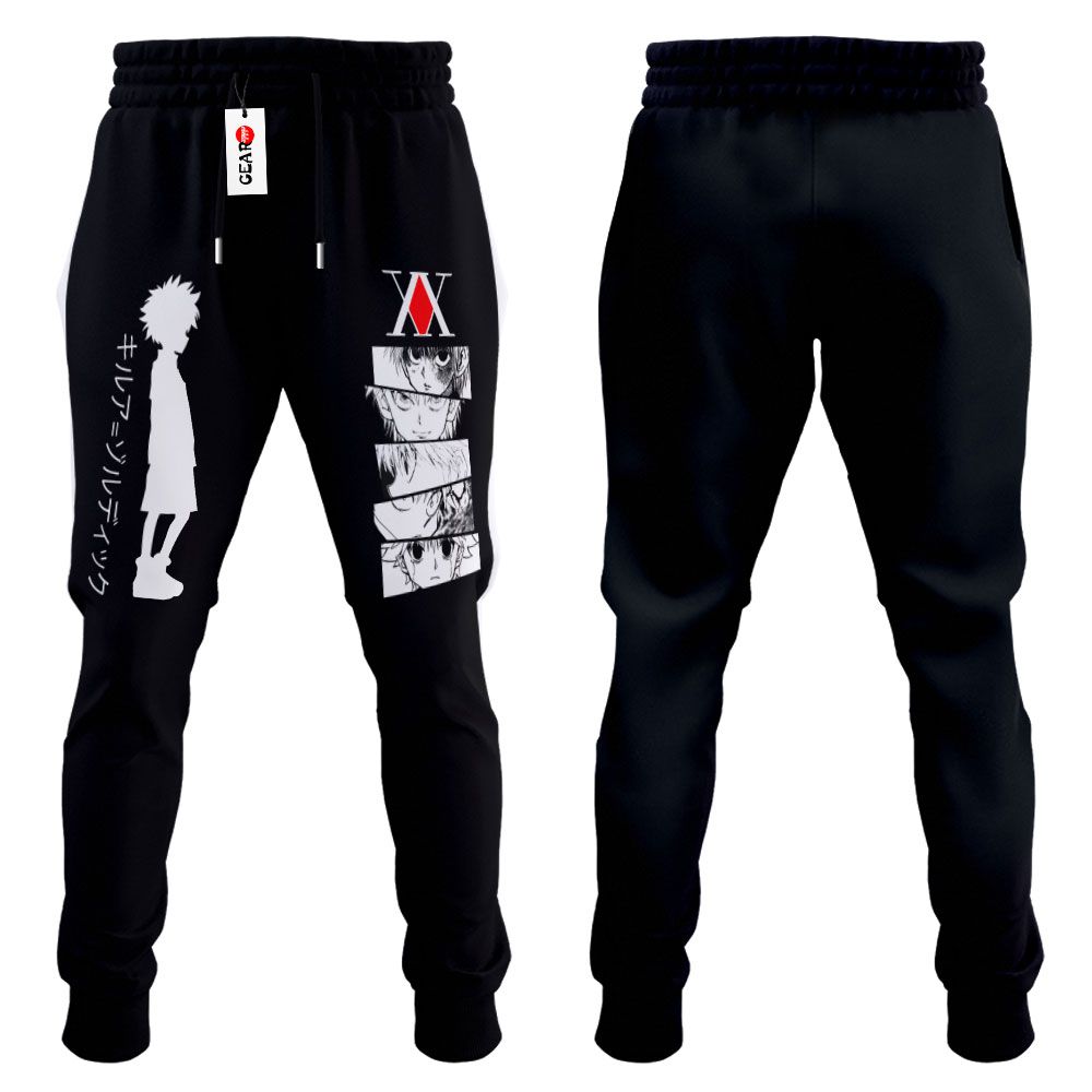 Killua Jogger Pants Custom HxH Anime Sweatpants - Home Decor, Apparel ...