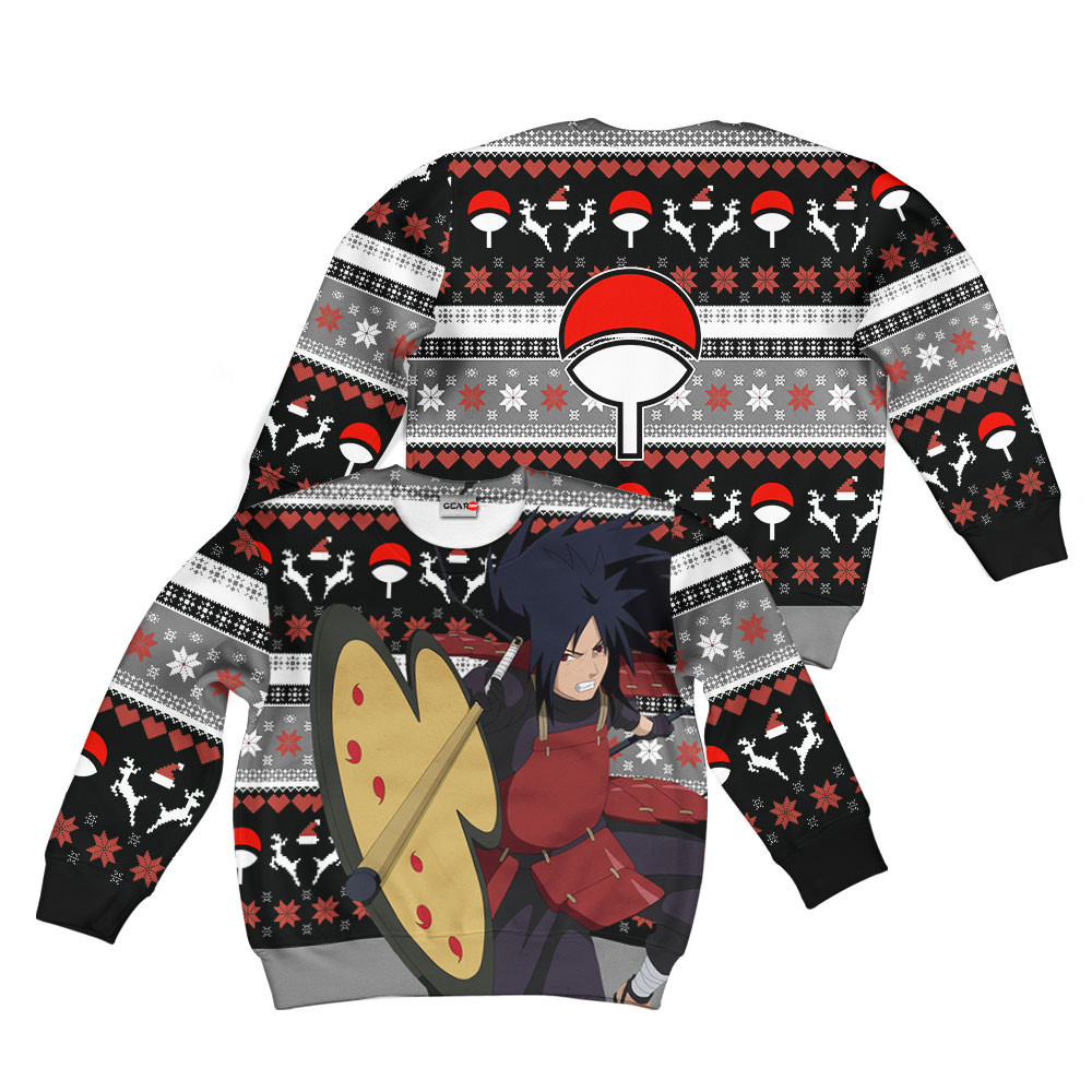 Madara Uchiha Kids Ugly Christmas Sweater Custom Anime - Home Decor ...