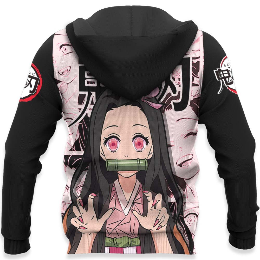 Nezuko Hoodie Custom Kimetsu Anime Manga Style - Home Decor, Apparel ...