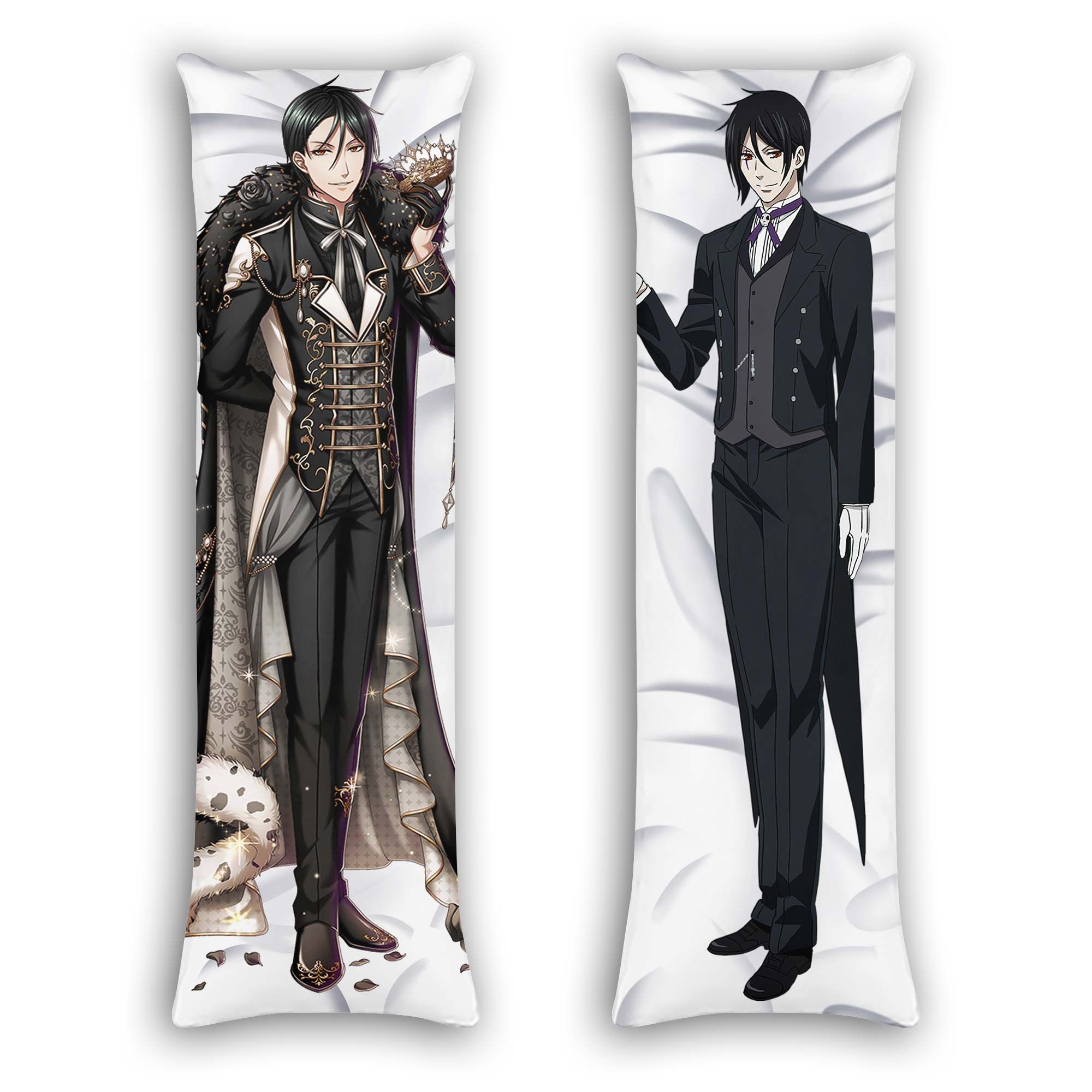 Sebastian Michaelis Body Pillow Dakimakura Cover Custom Black Butler Anime Ts Home Decor