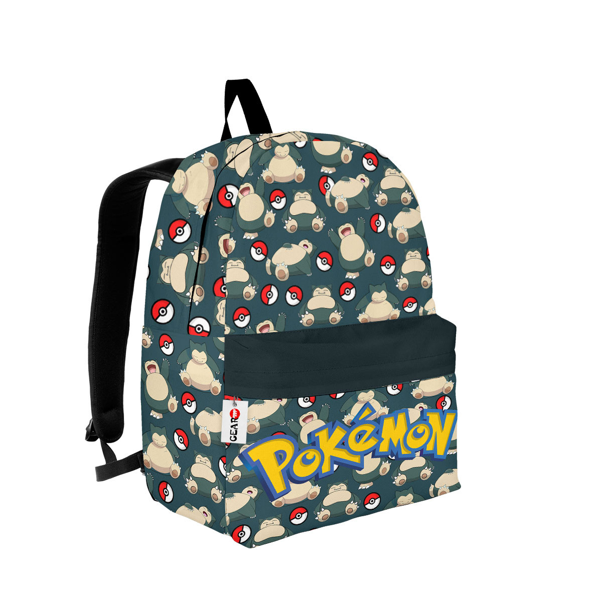 Snorlax Backpack Custom Pokemon Anime Bag Home Decor, Apparel and Accessories, Print on Demand
