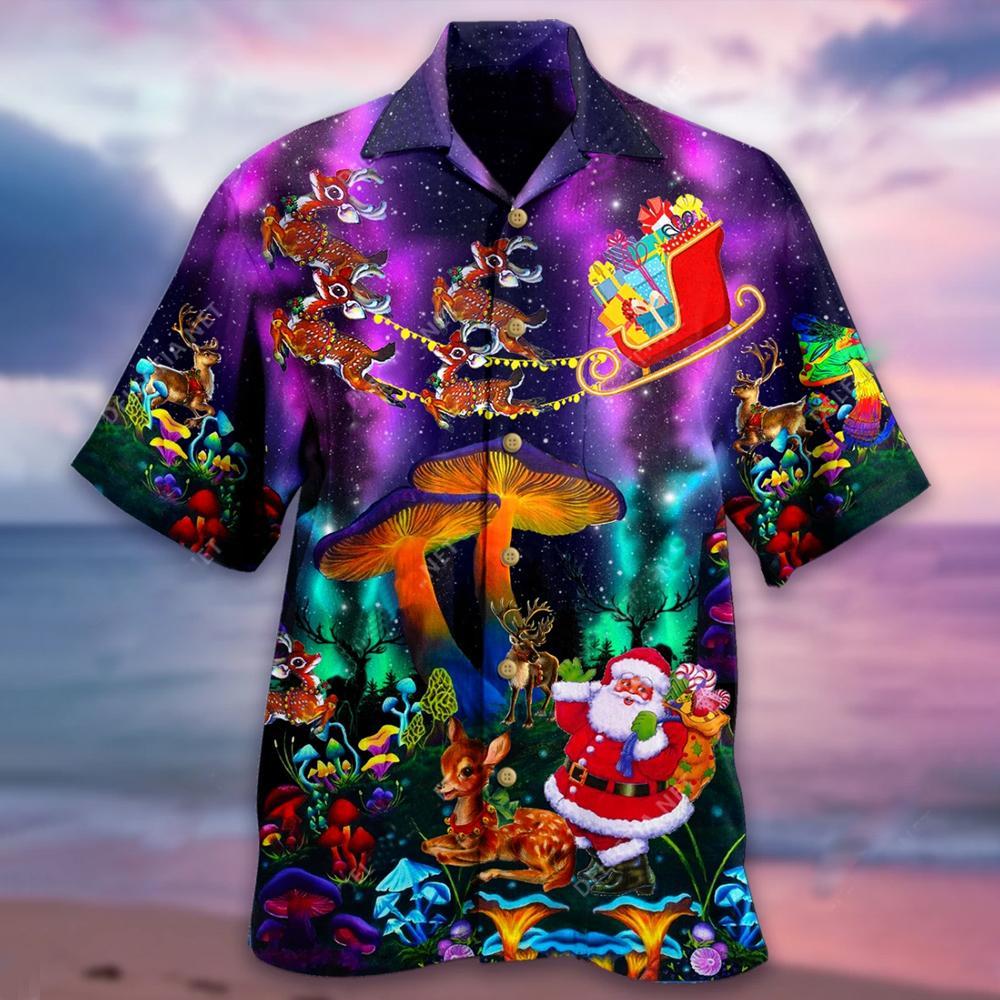 Christmas Santa Claus Party Hawaiian Shirt | Unisex | Adult | Hw3515 ...