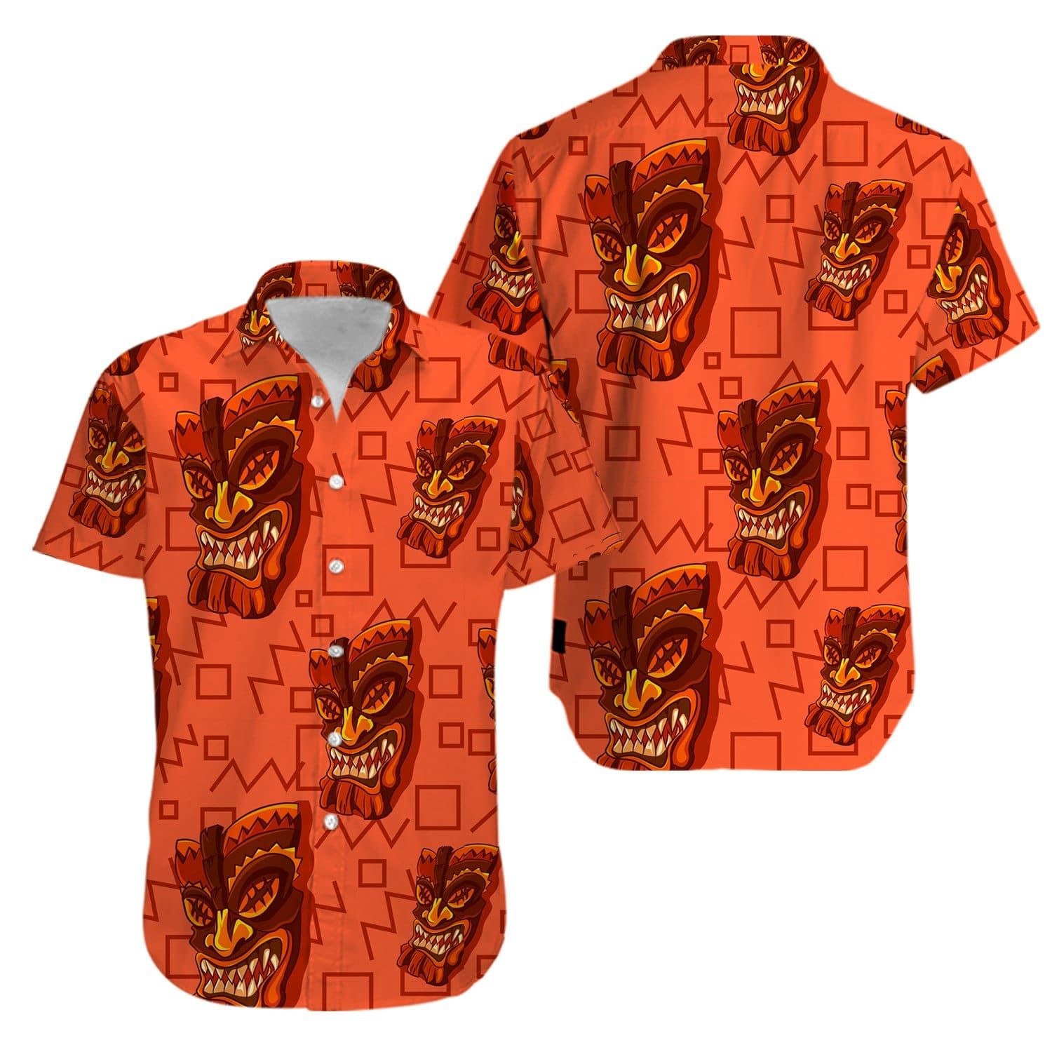 Tiki Hello Summer Aloha Hawaiian Shirts V Home Decor, Apparel and